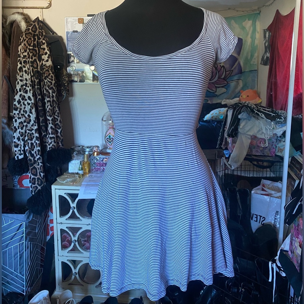 Brandy Melville Striped Skater dress